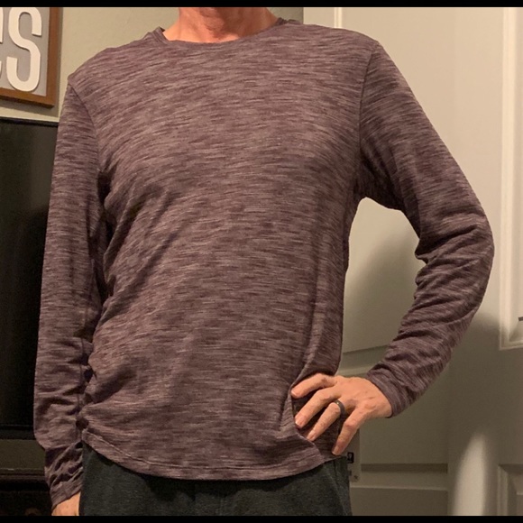 Lululemon Fresh Move LS Crew Sz S Black Cherry - Picture 6 of 8